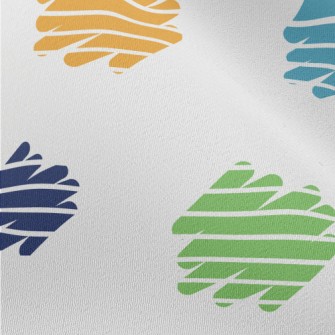 Random Stripe Graffiti Chiffon