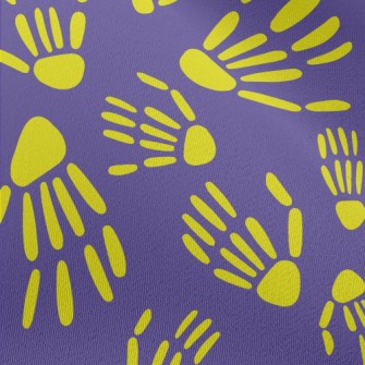 Fluorescent Skeleton Palm Chiffon