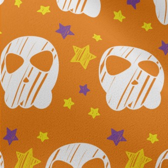 Star Twill Skull Chiffon