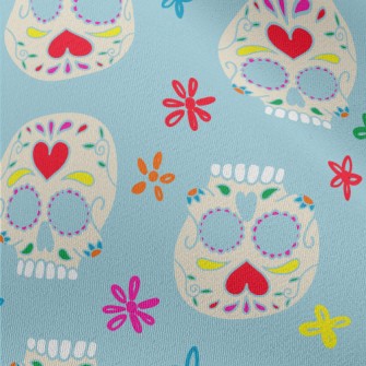 Heart Makeup Skull Chiffon