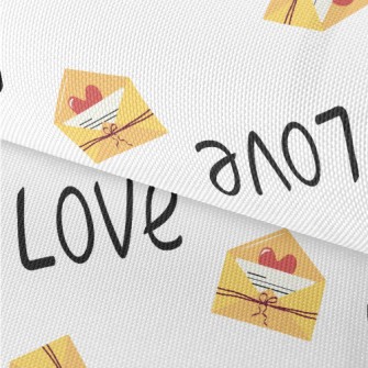 Simple Love Letters Waterproof Oxford