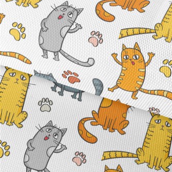 Happy And Sad Little Cat Waterproof Oxford