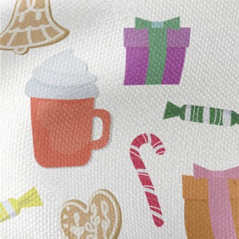Christmas Dessert Party Waterproof Canvas