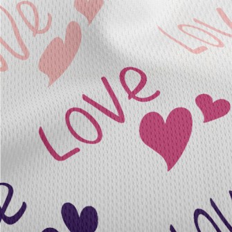 Gradual Love Words Athletic Mesh Flat Back