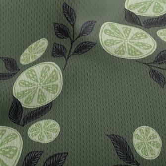 Lemon Slice Tea Athletic Mesh Flat Back