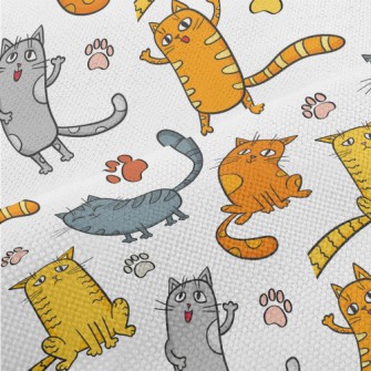 Happy And Sad Little Cat Performance Linen