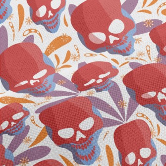 Evil Skull Face Performance Linen