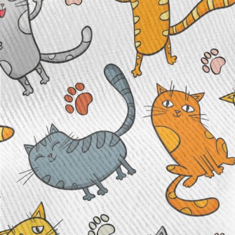 Happy And Sad Little Cat Standard Corduroy