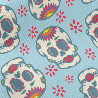 Retro Red Lips Skull Standard Corduroy