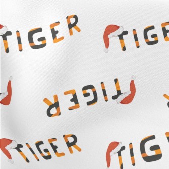 Playful Tiger Text Stretch Ponte