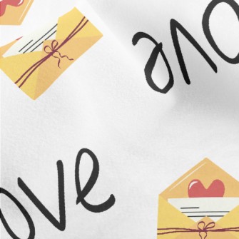 Simple Love Letters Micro Fleece