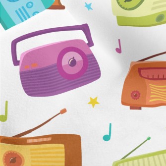The Time When Radio Was Invent Micro Fleece