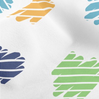 Random Stripe Graffiti Micro Fleece