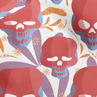 Evil Skull Face Micro Fleece