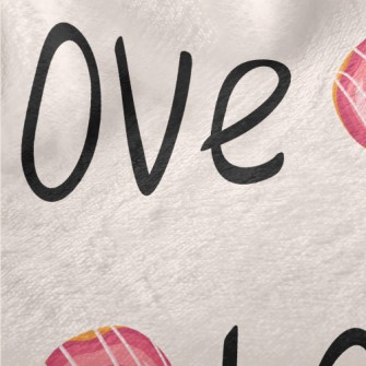 Love Words And Donuts Minky