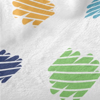 Random Stripe Graffiti Minky