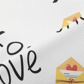 Simple Love Letters Piqué