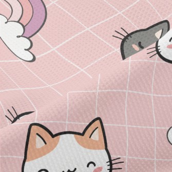 Kawaii Kitten Piqué