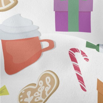 Christmas Dessert Party Lightweight Performance Linen