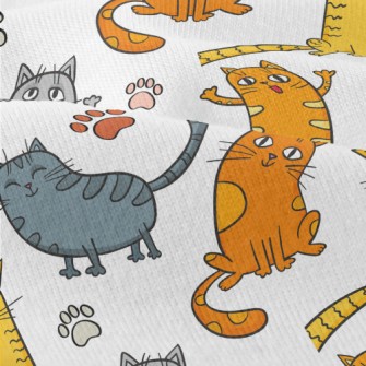 Happy And Sad Little Cat Modern Jersey