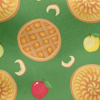 Sweet Apple Pie Jersey Backed Fleece