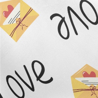 Simple Love Letters Pongee