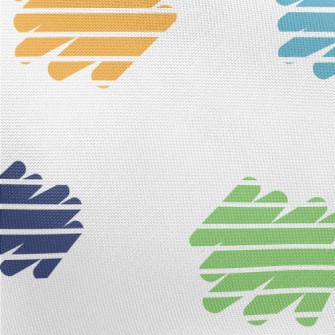 Random Stripe Graffiti Pongee