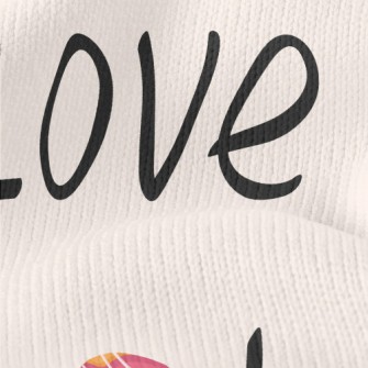 Love Words And Donuts Stretch Jersey