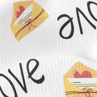 Simple Love Letters Stretch Jersey