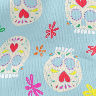 Heart Makeup Skull Stretch Jersey