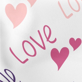 Gradual Love Words Lightweight Cotton Poplin