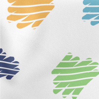 Random Stripe Graffiti Lightweight Cotton Poplin