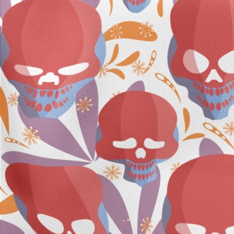 Evil Skull Face Lightweight Cotton Poplin