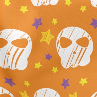 Star Twill Skull Lightweight Cotton Poplin