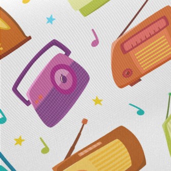 The Time When Radio Was Invent Midweight Cotton Poplin
