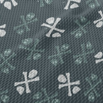 Two-color Double Skull Birdseye Piqué