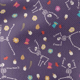 Skull Loves To Dance Waterproof Canvas