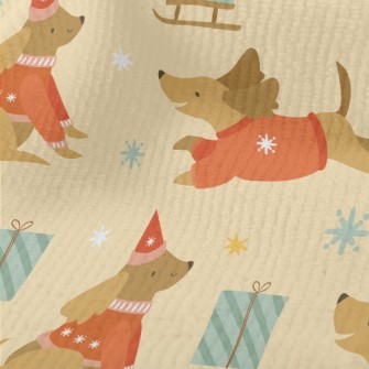 Christmas Sweater Dachshund Terry