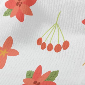 Christmas Red Berries Terry