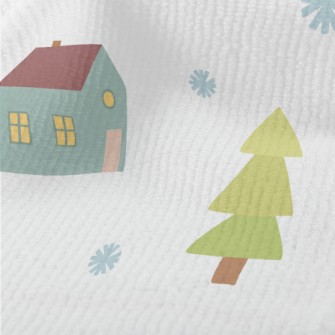 Snowflakes Small House Terry