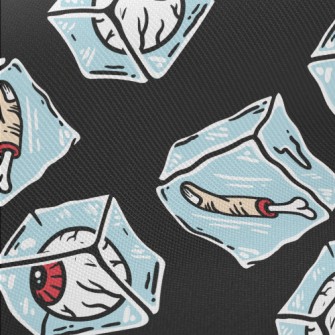 Halloween Eyeball Severed Fing Twill