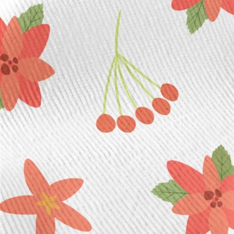 Christmas Red Berries Standard Corduroy