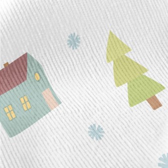 Snowflakes Small House Standard Corduroy