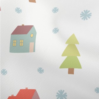 Snowflakes Small House Dobby