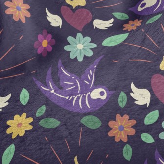 Flying Skeleton Bird Minky