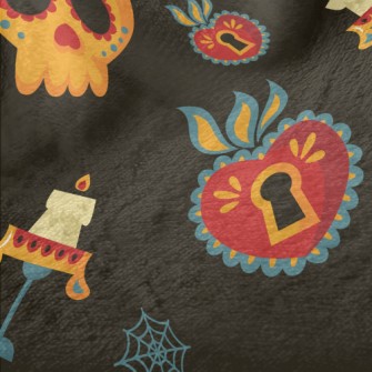 Candle Lock Day Of The Dead Minky