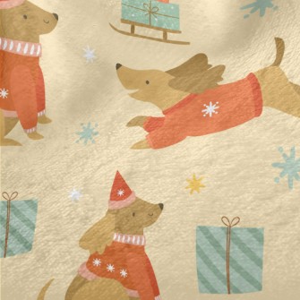 Christmas Sweater Dachshund Minky