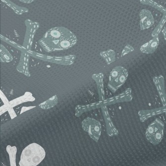 Two-color Double Skull Piqué