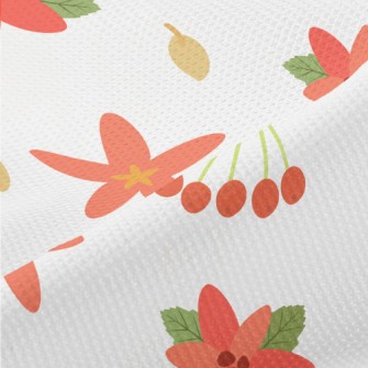 Christmas Red Berries Piqué