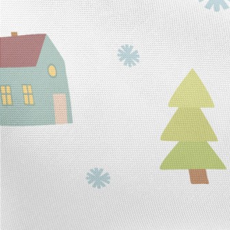 Snowflakes Small House Pongee